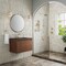 James Martin Vanities 31.5'' Single Vanity, Mid-Century Wlnt, Champagne Brass Base w/ Charcoal Black Composite Stone Top 805-V31.5-W-CB-CH - alternate 9